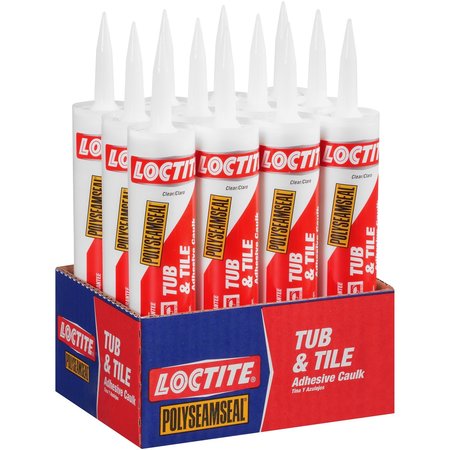 Loctite Polyseamseal Clear Acrylic Latex Tub and Tile Adhesive Caulk 10 oz 2137997